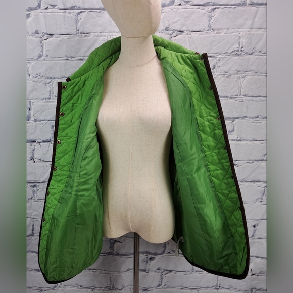 NWT Vintage 90s Joan Rivers Women's Quilted Jacket Coat Green Size XL - Picture 11 of 16